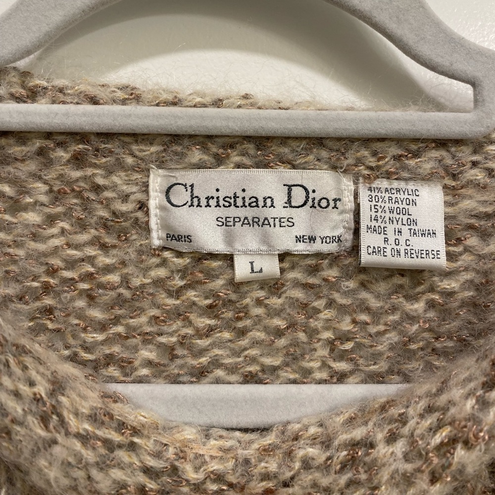 Authentic vintage Christian Dior Sweater!